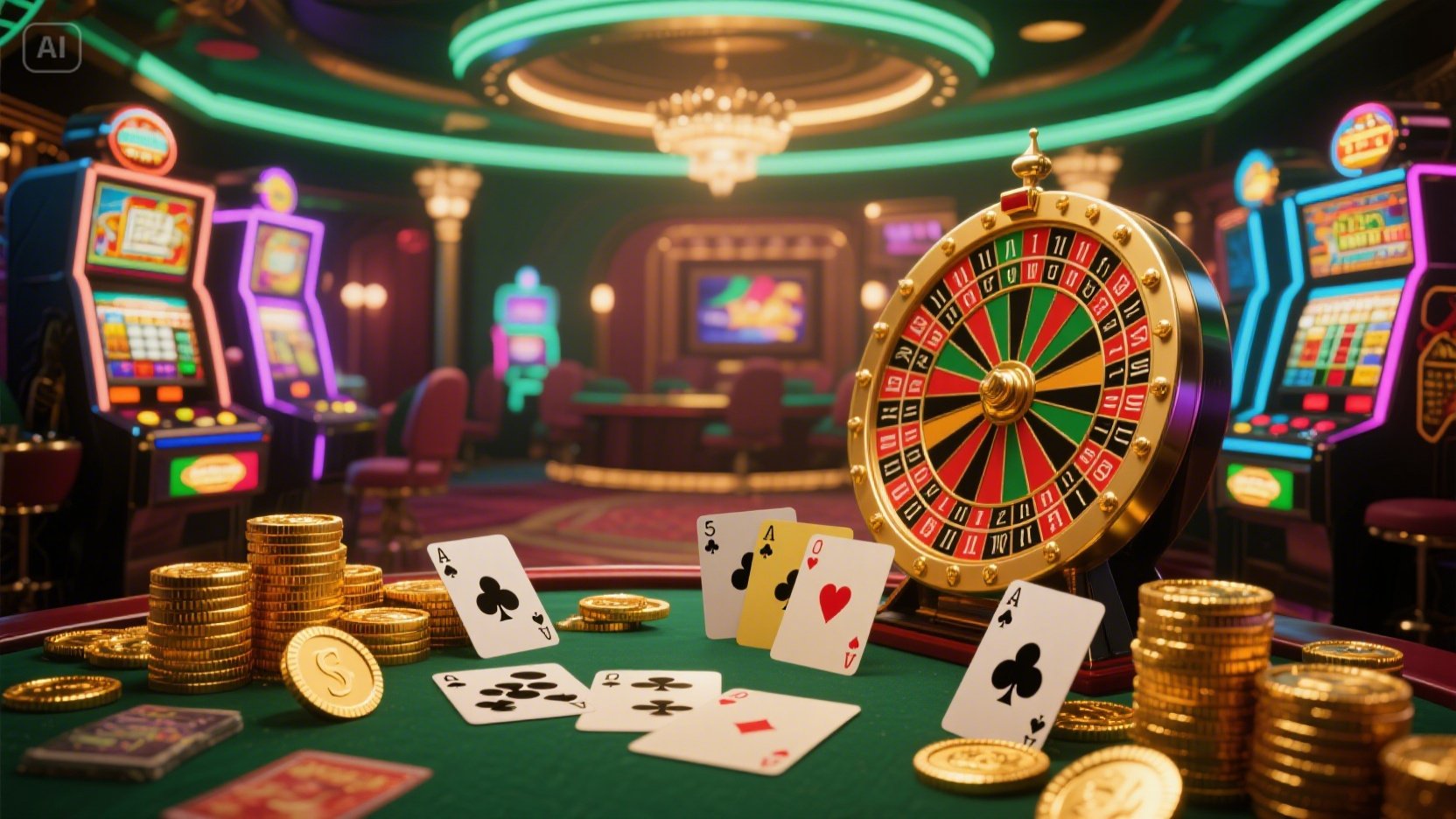 roulette table casino