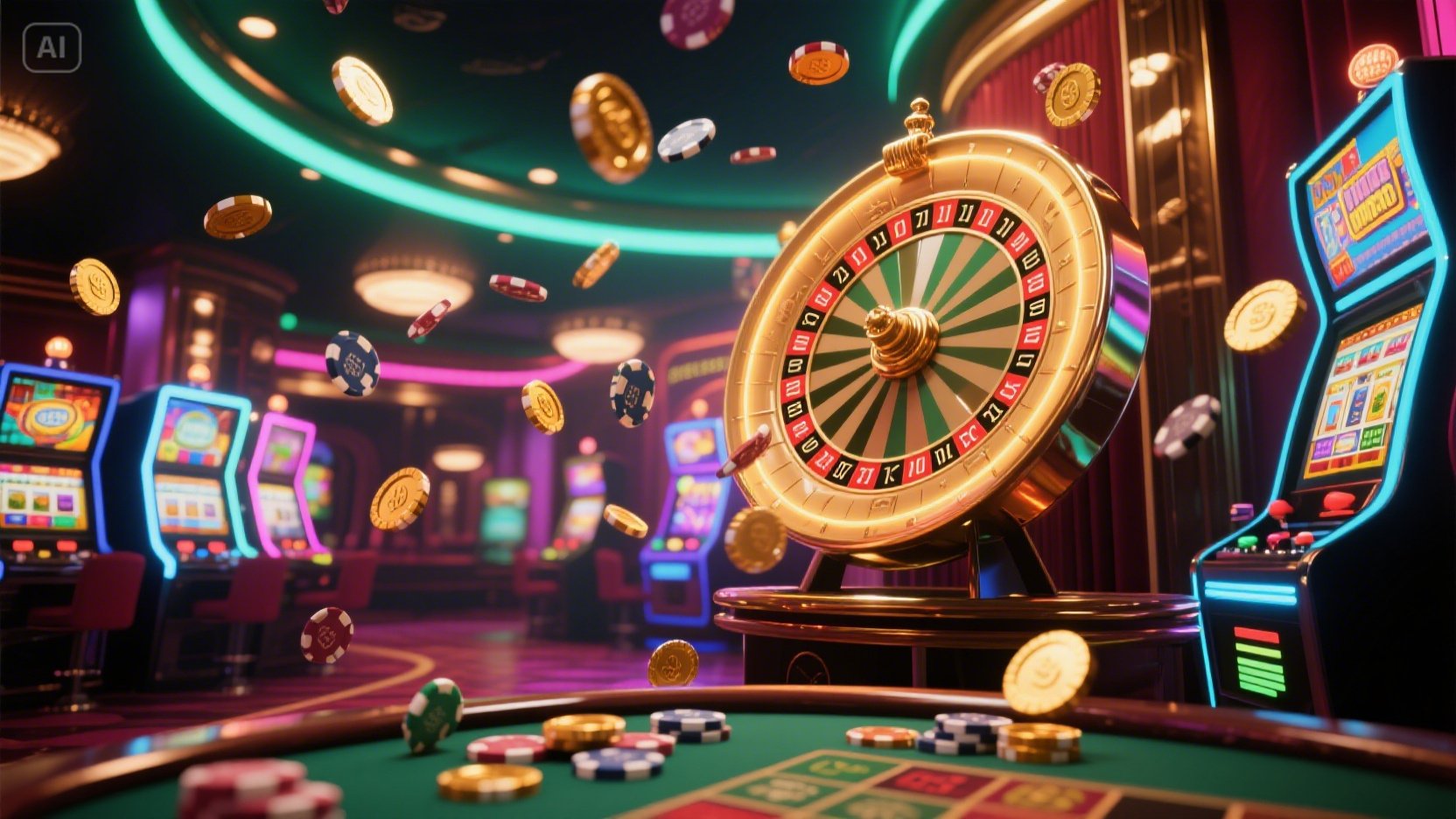 roulette table casino