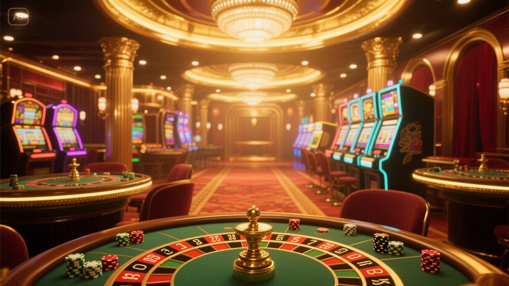 roulette table casino