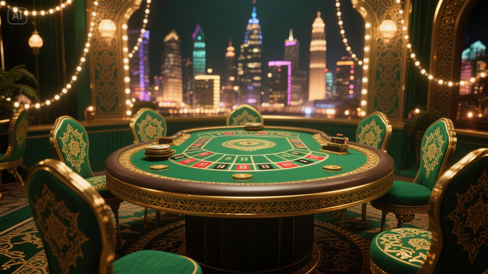 roulette table casino