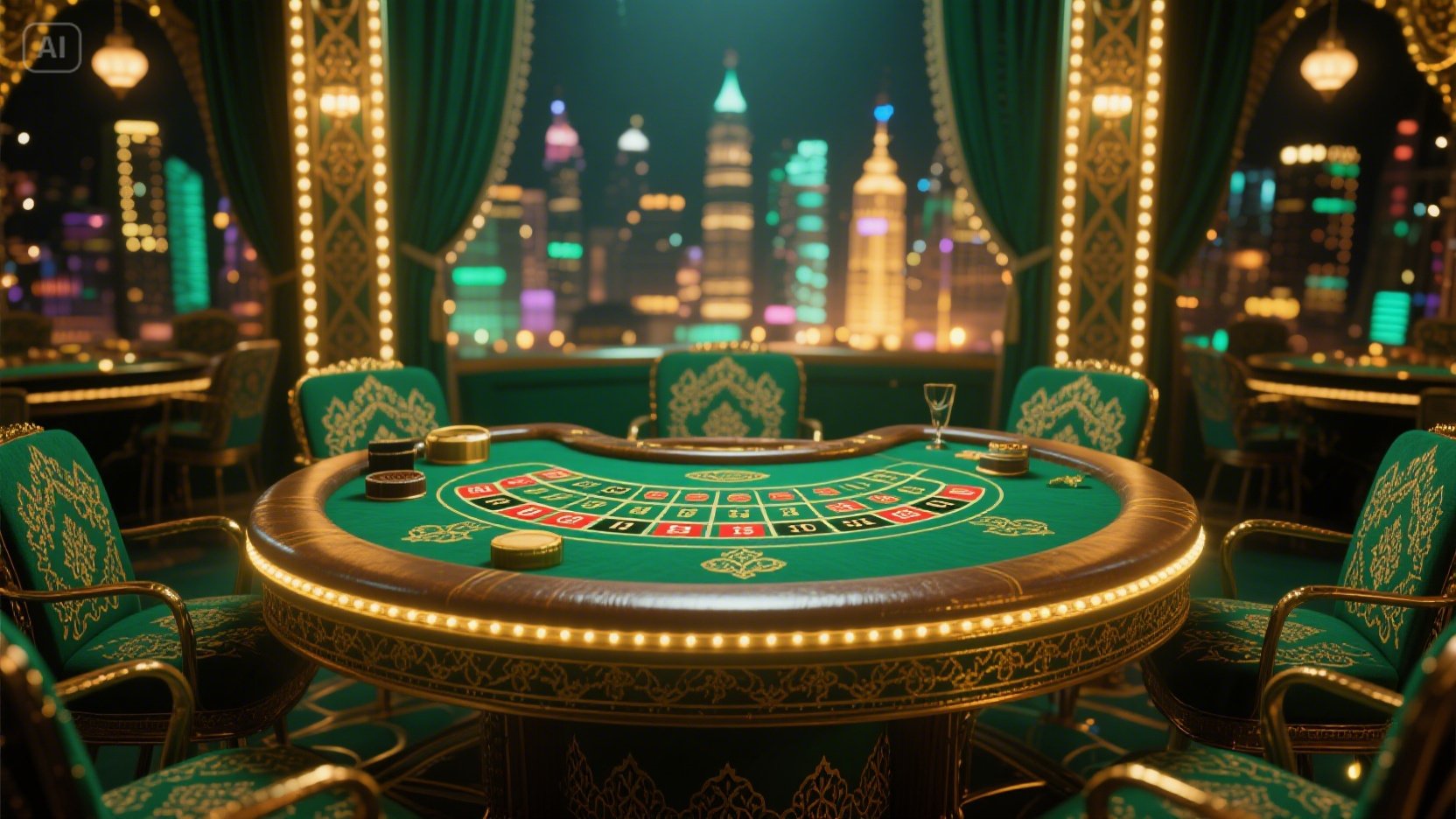 roulette table casino