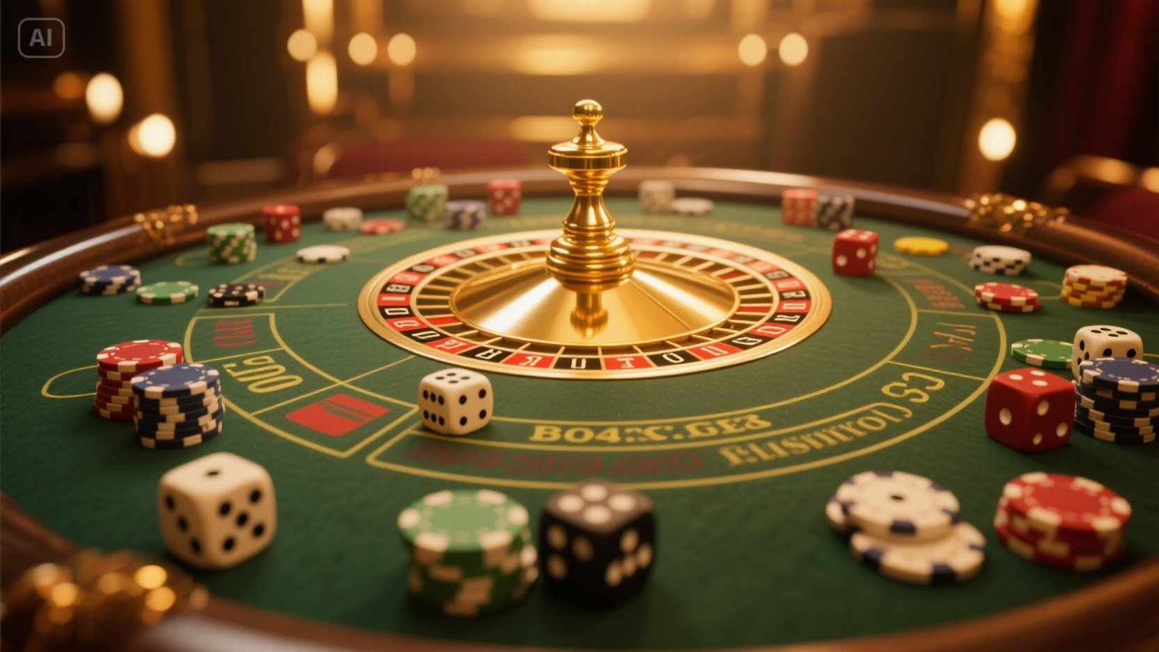 roulette table casino