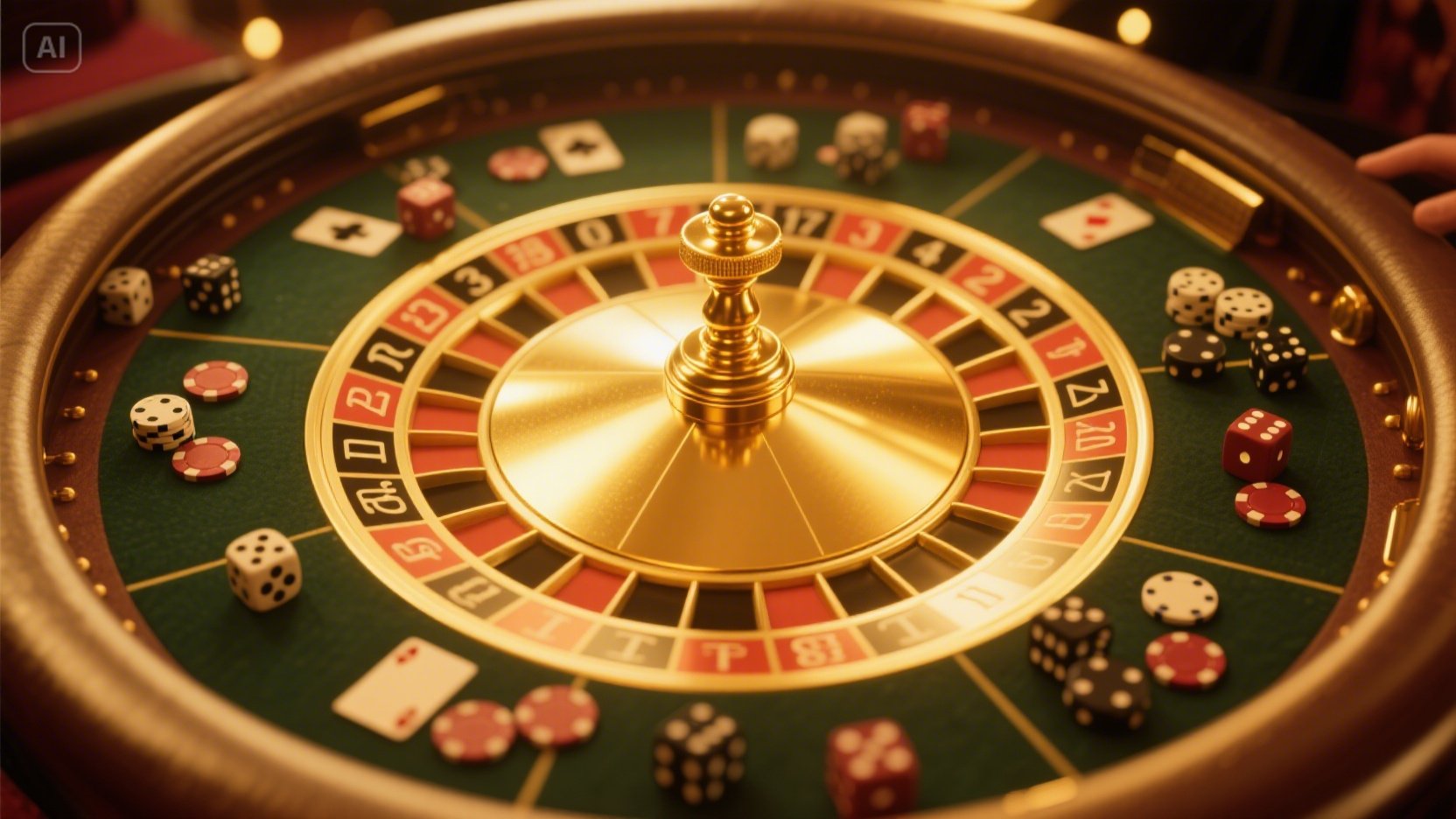 roulette table casino
